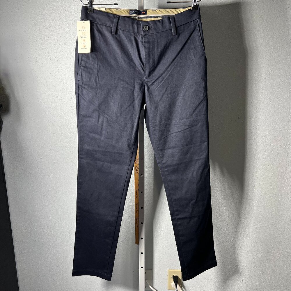 NWT Dockers Slim Fit Flex Comfort Blue Signature Khaki Pants SZ 30 x 32